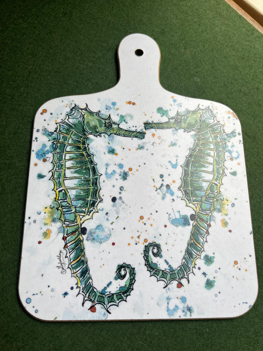 Seahorse chopping board.