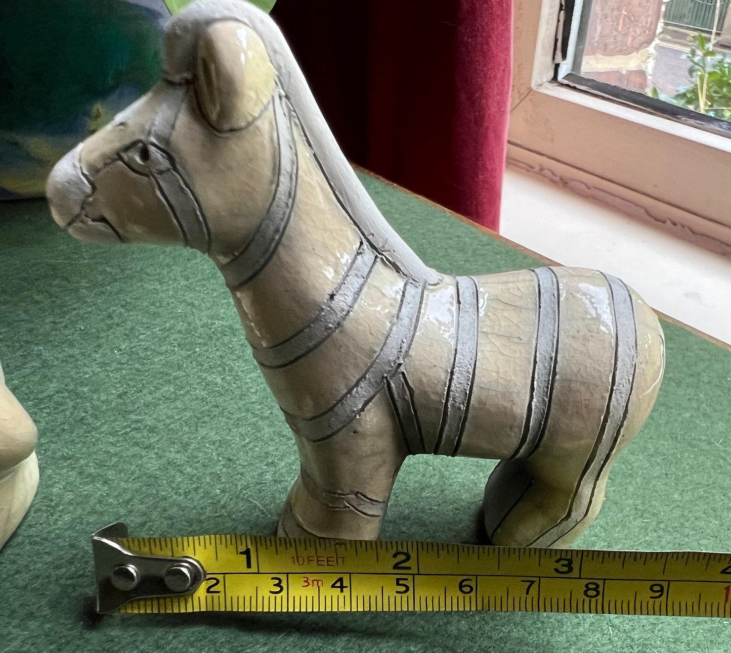 Raku Pottery Penguin and Zebra Hand made in South Africa