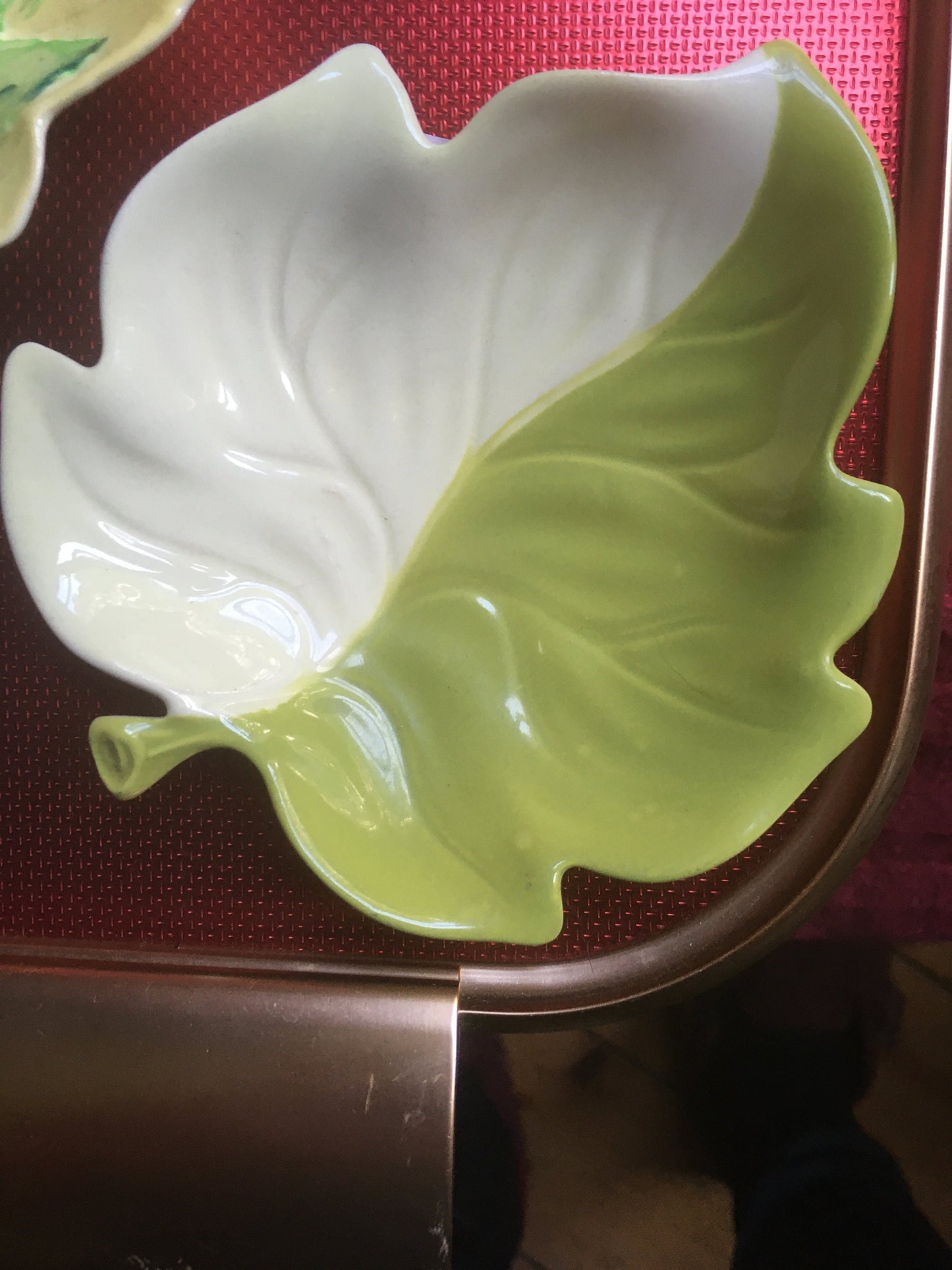 Vintage hand painted trinket dishes. Carlton Ware Crown Devon.