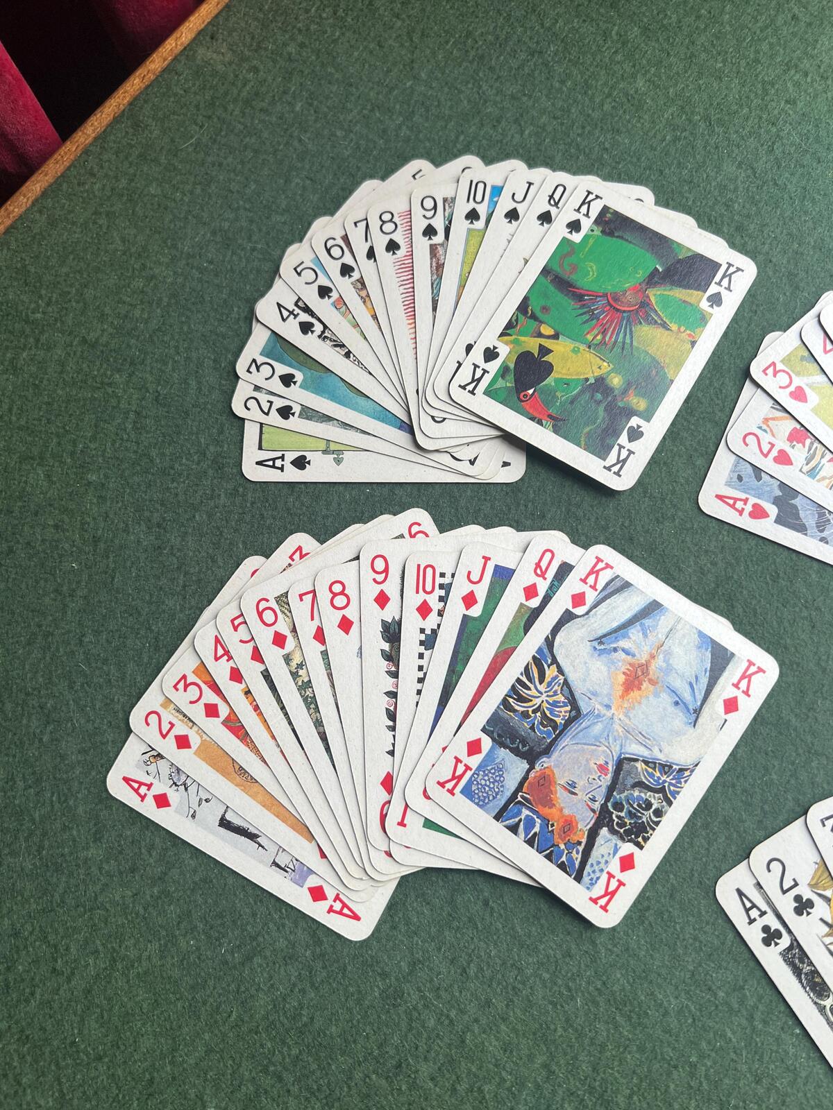 Rare Art For The Earth Playing cards. Friends of the Earth artist illustrated vintage recycled transformation card set.