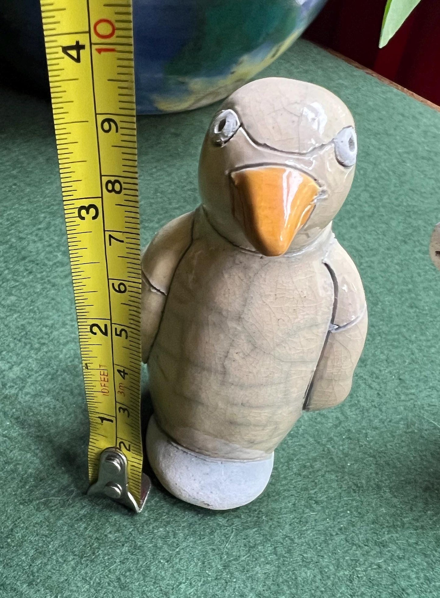 Raku Pottery Penguin and Zebra Hand made in South Africa
