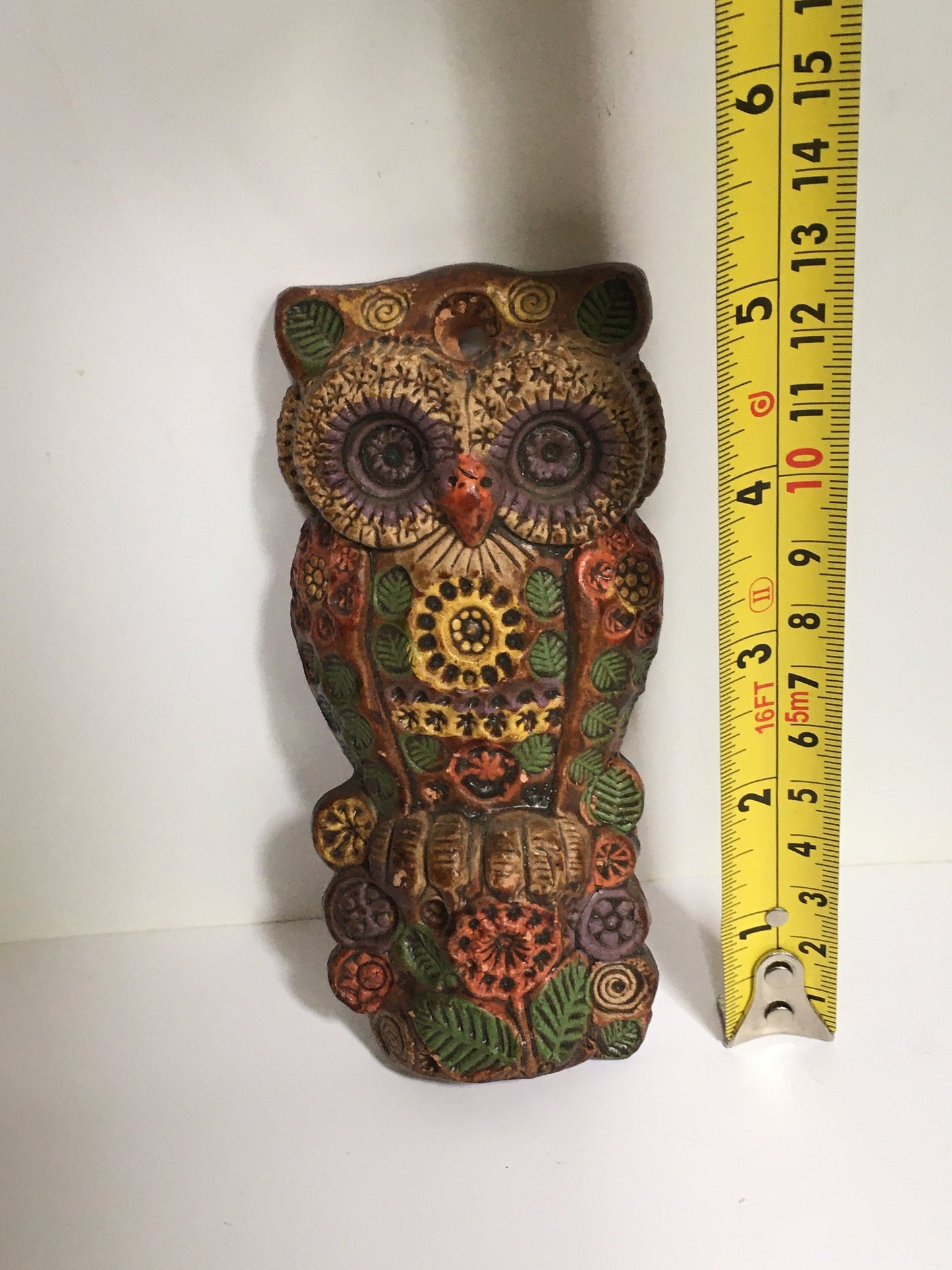 Ceramica Convento Jesus Maria owl figurine. Aracena Pottery. Spanish vintage. 1970s