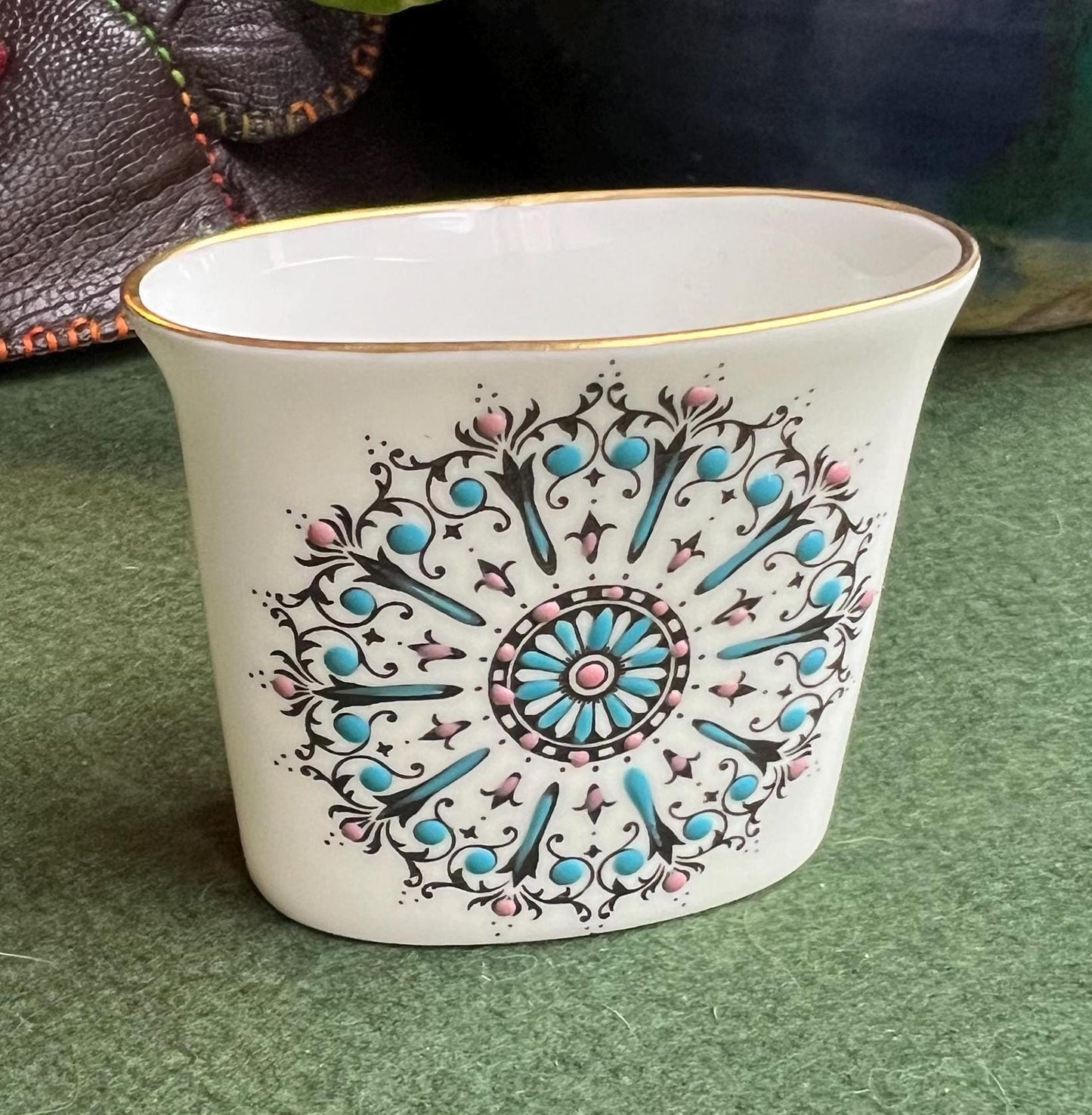 Royal Worcester Match toothpick match holder.