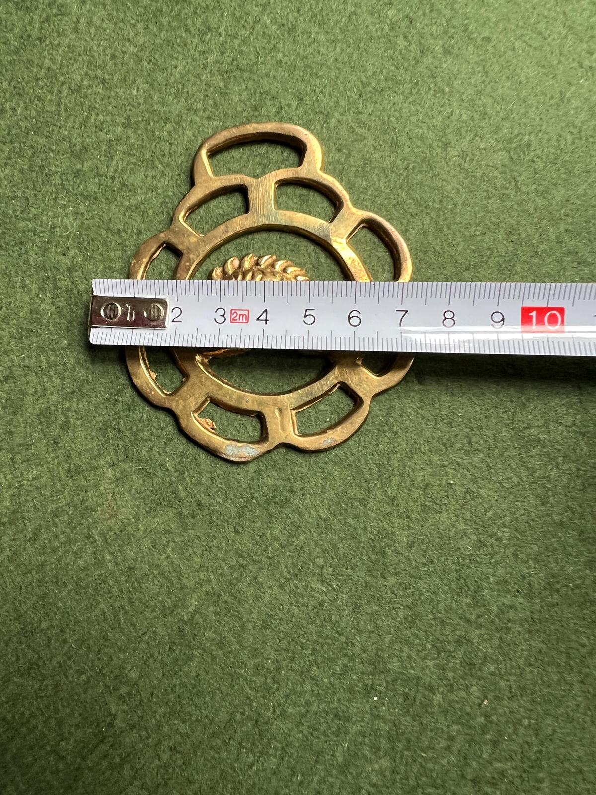 Vintage Horse Brass. Fish detail horse Medallion.