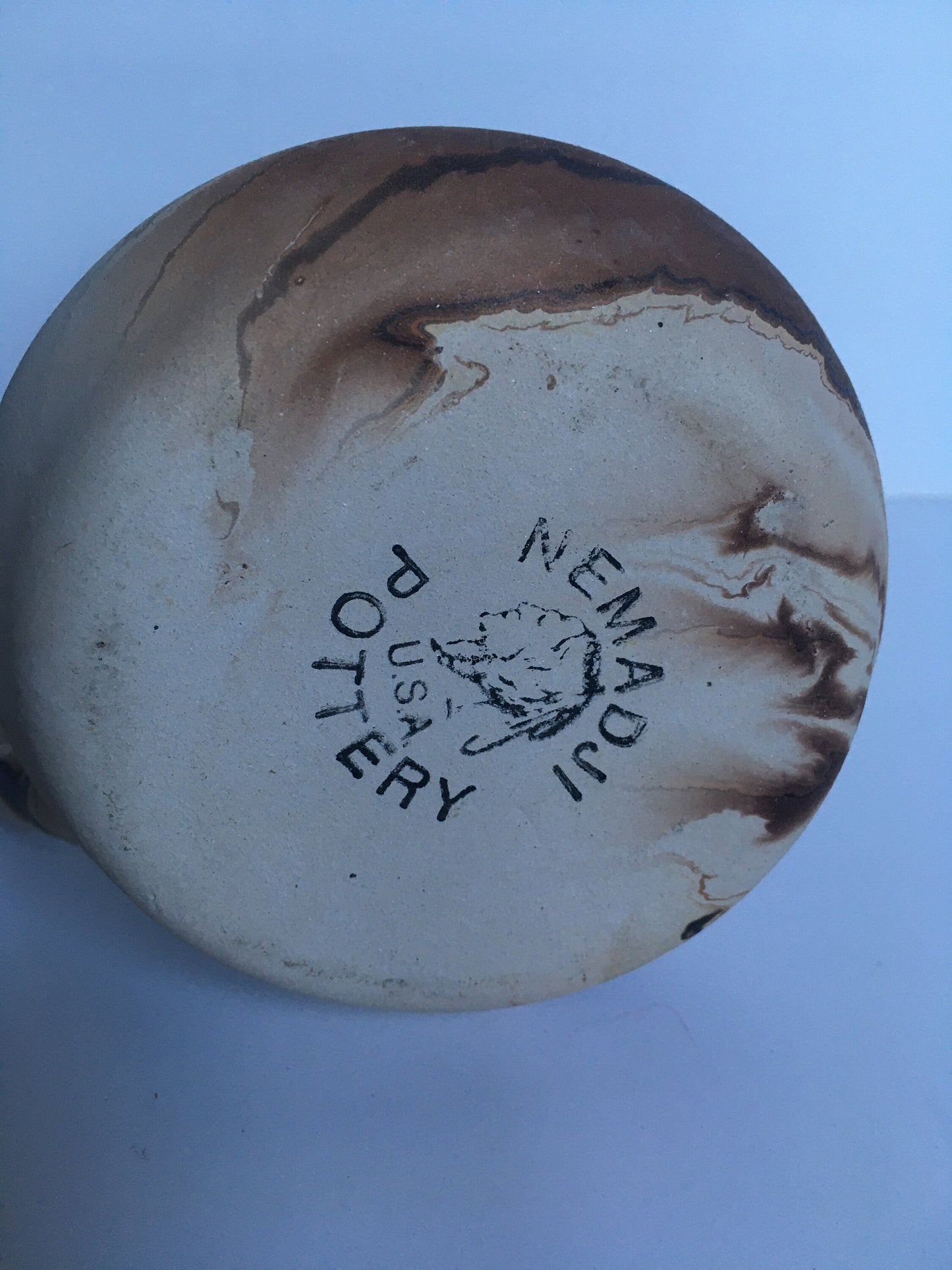 Studio pottery mug. Nemadji Pottery USA.