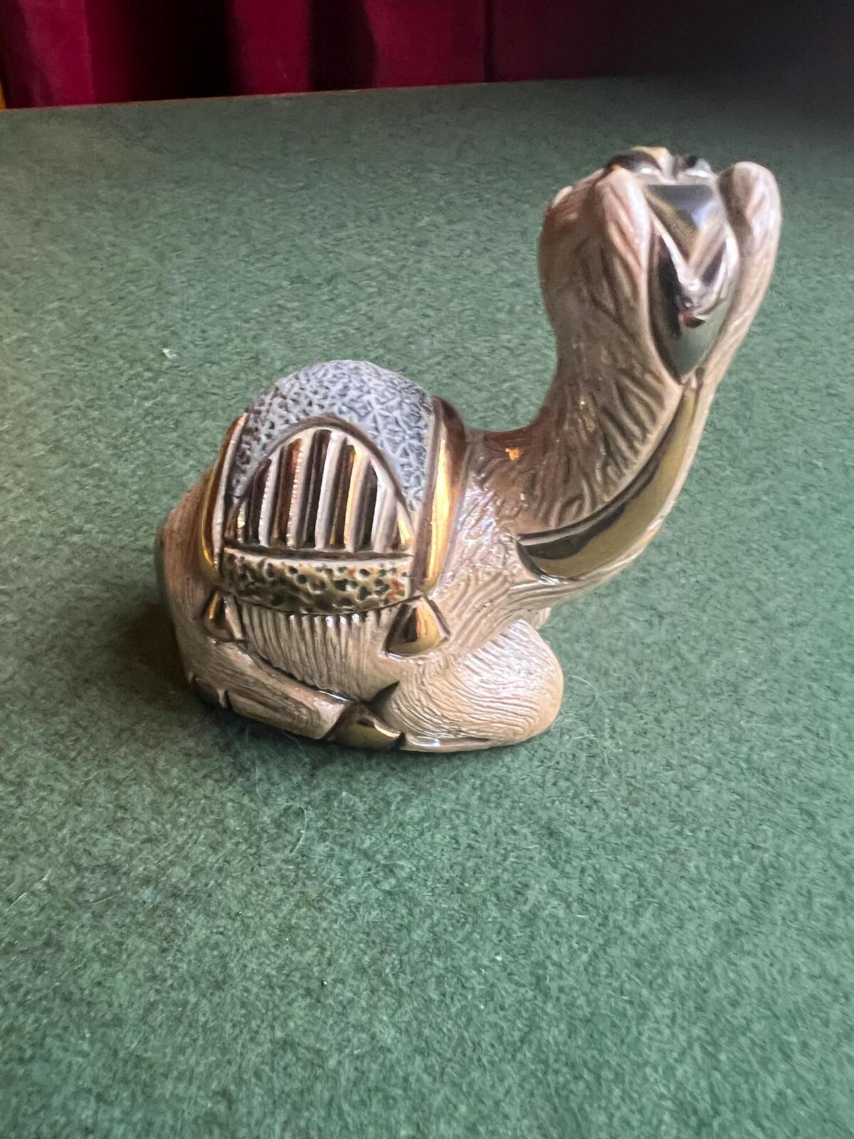 De Rosa Rinconada 1716 Camel figurine Gold and Platinum. Classic Collection now retired.