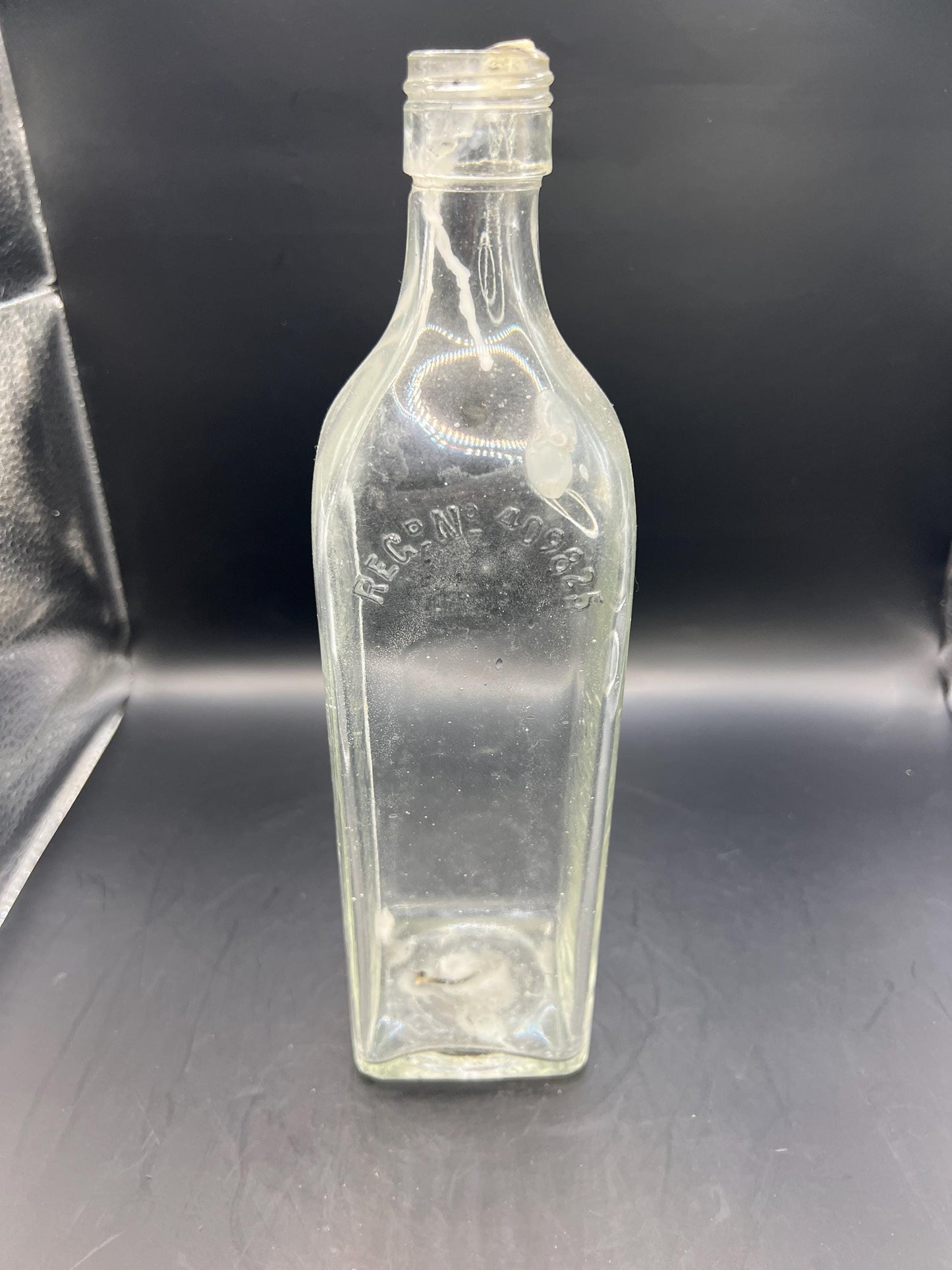 Vintage liquor bottle Stamped Sunstar MacPherson's Gin Reg No 409825