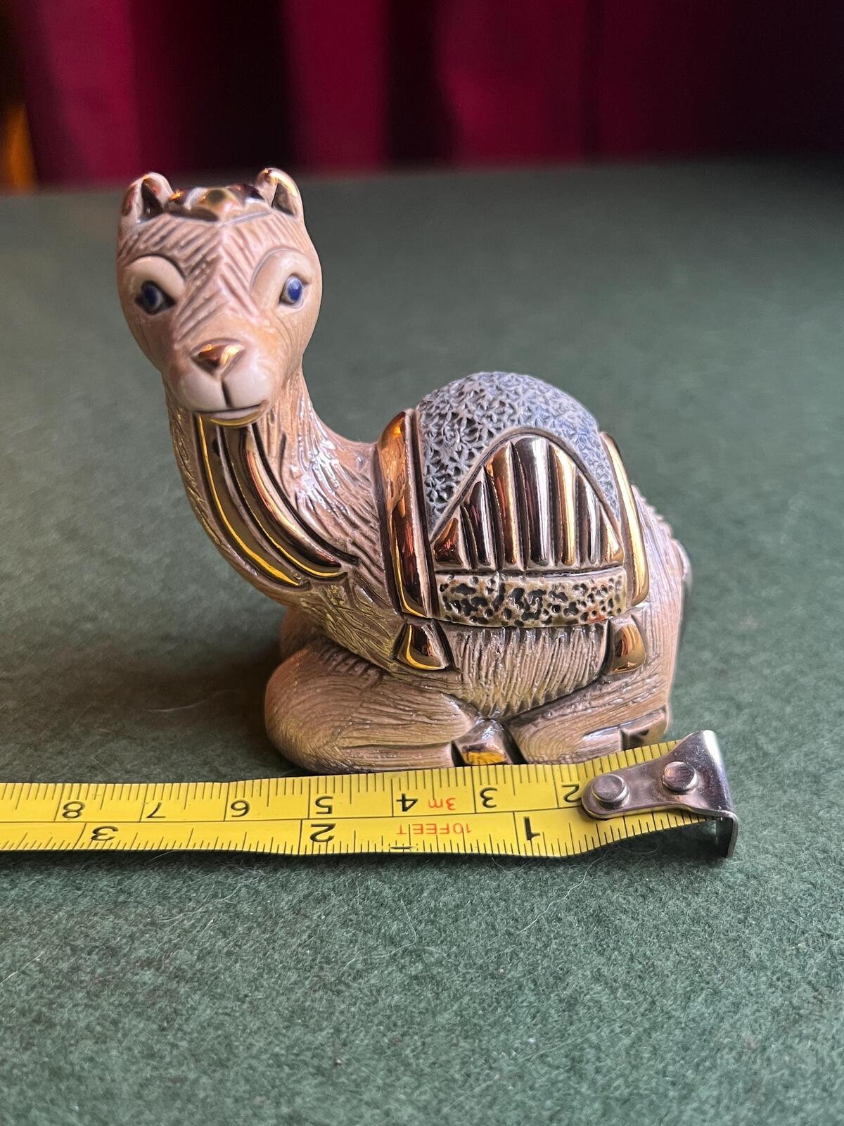 De Rosa Rinconada 1716 Camel figurine Gold and Platinum. Classic Collection now retired.