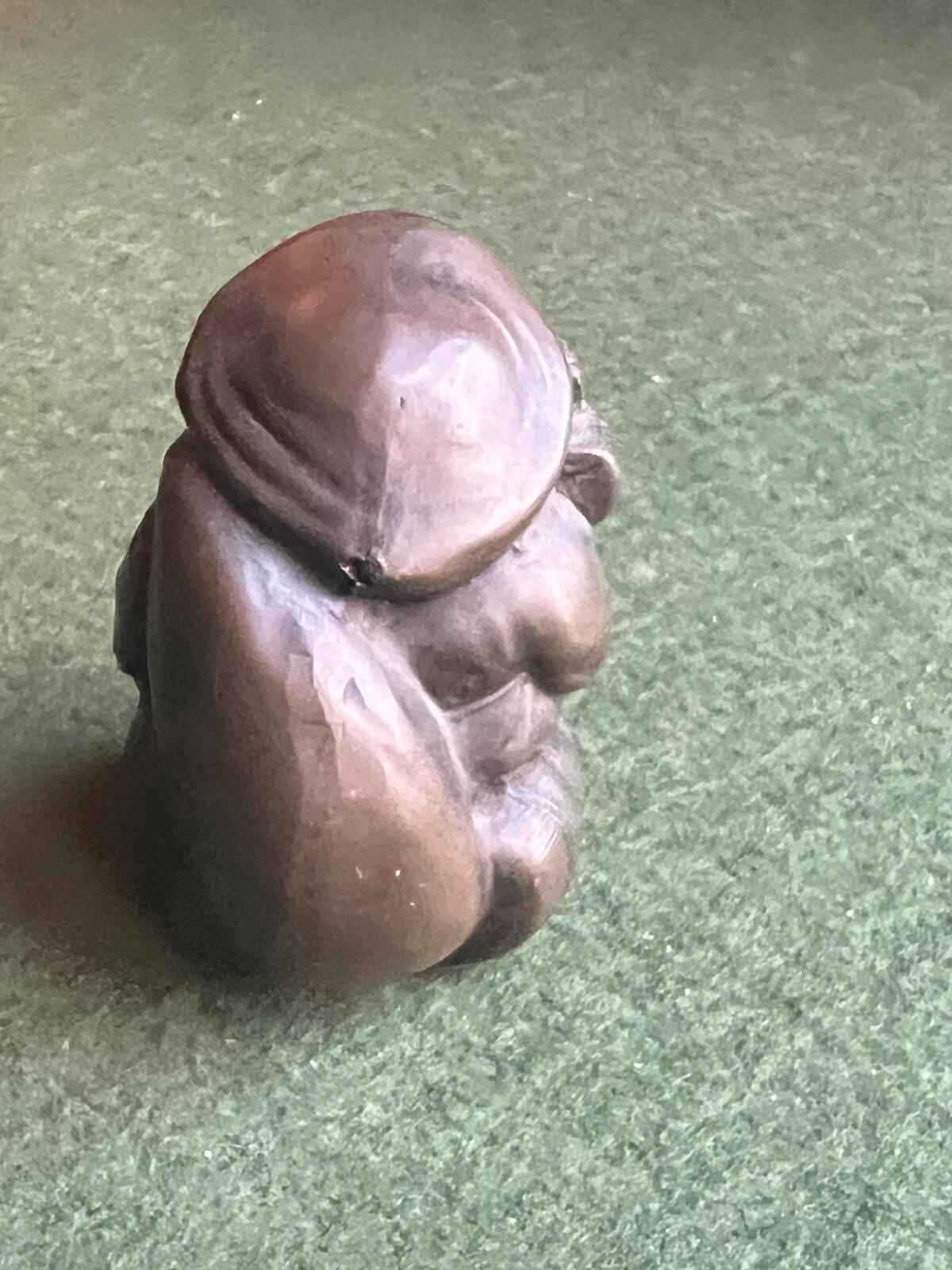 Vintage Bronze Japanese Daikokuten Figurine. God of Wealth and prosperity. Japan Mythology figurine.